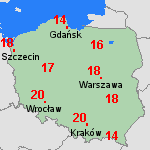 prognoza nie., 14.06. Polska