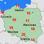 prognoza nie., 14.06. Polska